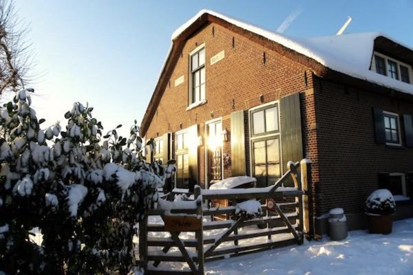 Boerderij in de winter