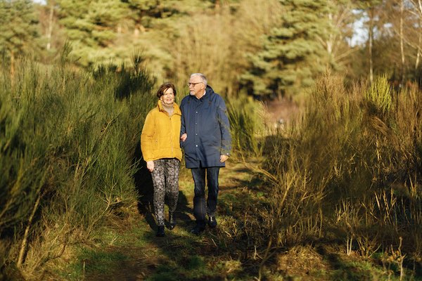 Wandel door de natuur