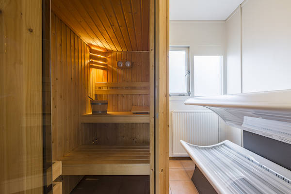 Sauna en zonnebank