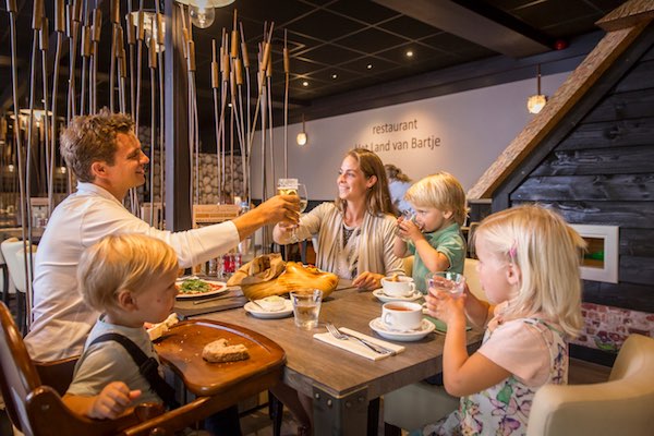 Heerlijk eten in het restaurant