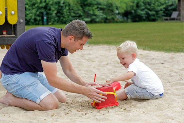 Spelen in het zand