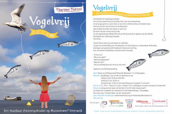 Vogelvrij - een muzikaal theaterspektakel: Theater Totaal speelt Vogelvrij