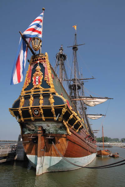 Achterkant schip