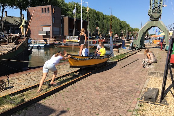 Museumwerf Vreeswijk: Jaagscheepje Eddie