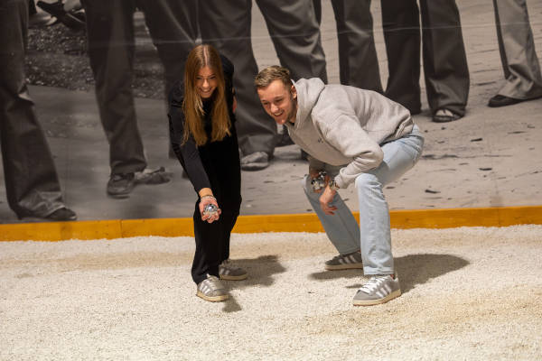 Jeu de Boules spelen samen