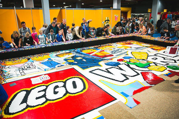 Geniet van 35.000m2 met miljoenen LEGO steentjes