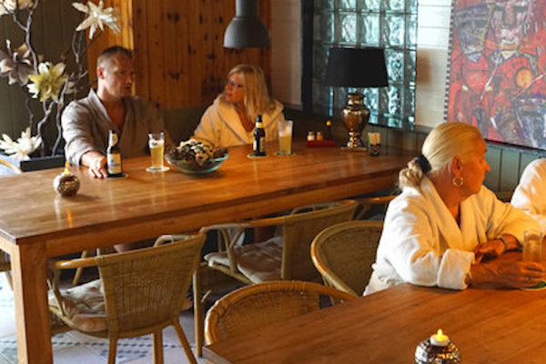 Geniet van een ruime keus aan eten en drinken bij Sauna Grosthuizen