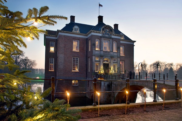 Kasteel in de winterse sferen