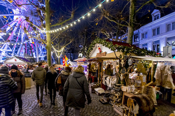 De kerstmarkt op het Vrijthof