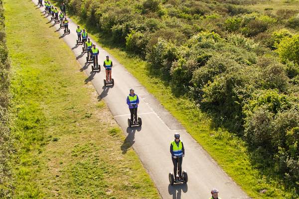 Groeps uitje met de Segway