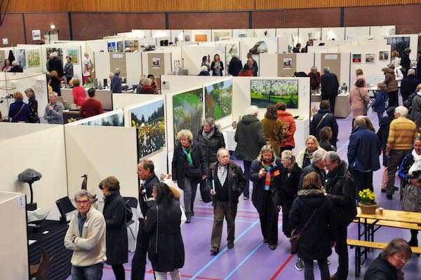 Overzicht van de kunstbeurs