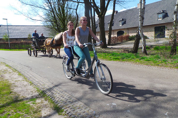 Samen op de tandem