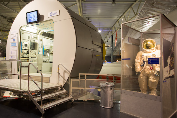Nationaal Ruimtevaart Museum: Mockup-module van het ruimtelaboratorium Columbus