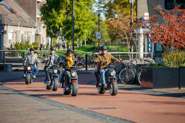 Rijden over het fietspad