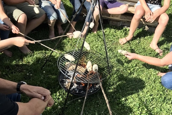 Marshmallows roosteren