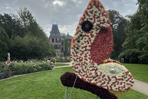 Kunstwerk van bloemen