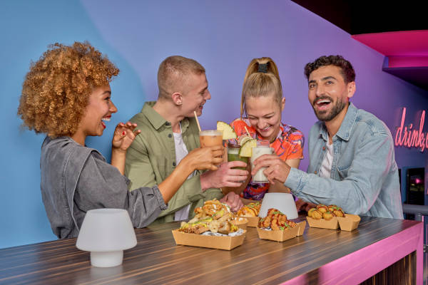 Hapje eten en drinken na de spelletjes