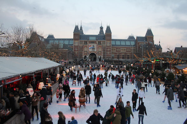 Schaatsen op het Museumplein