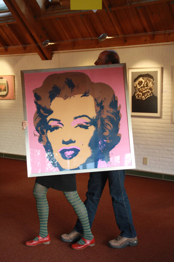 Schilderij in de hand