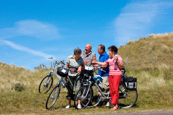 Fietstocht door de duinen