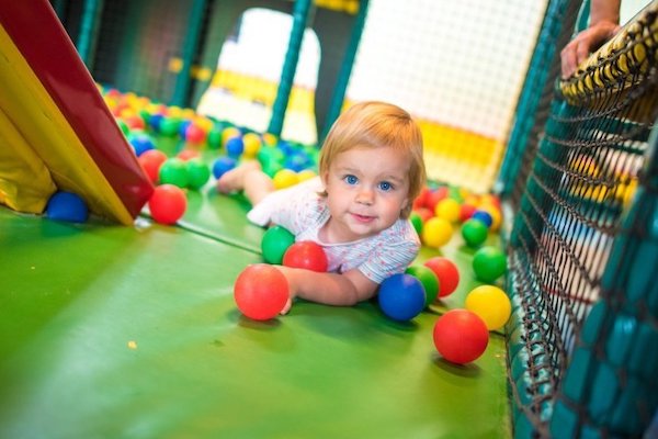 Spelen in de ballenbak