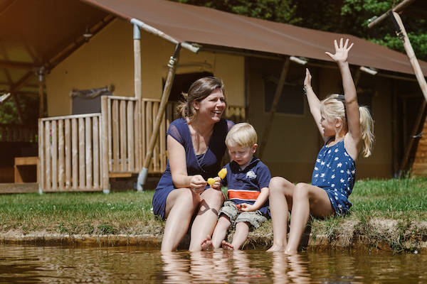 Genieten aan het water