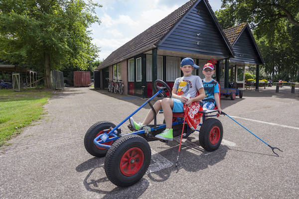 Skelter over het park