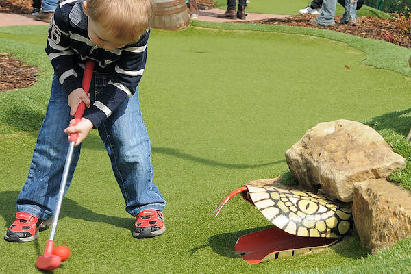 Akkermans Leisure & Golf: Sla de bal door de slang