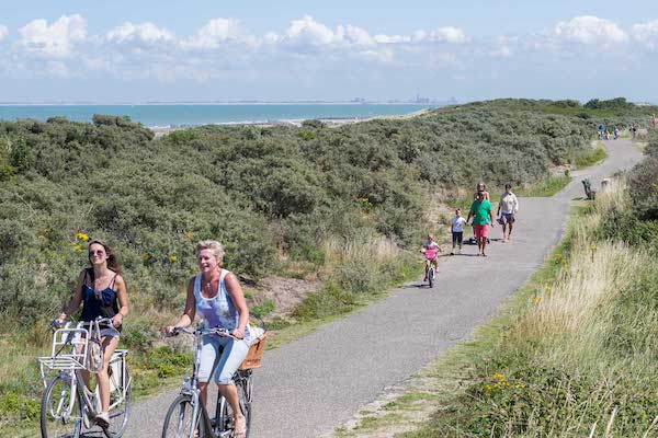 Fiets en wandel door de duinen