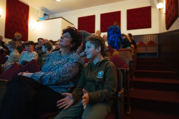 Laat je onderwijzen in de bioscoopzaal