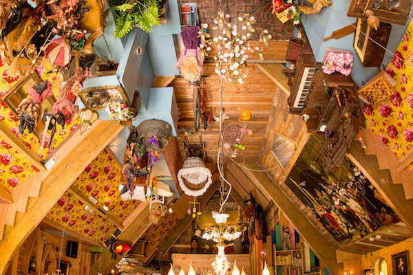 Het interieur op zijn kop bij Pannenkoekhuis Hans & Grietje