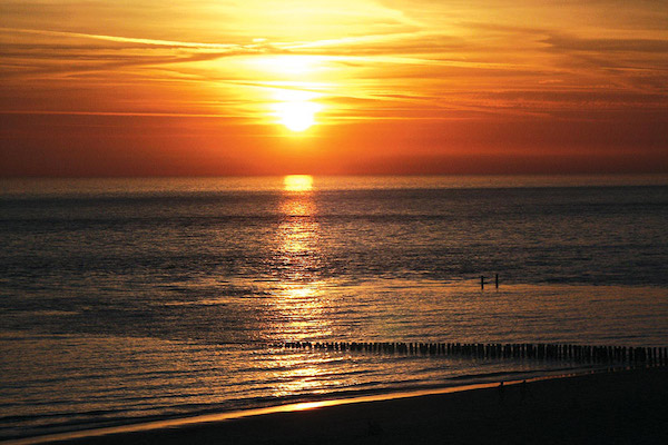 Fletcher Badhotel Egmond aan Zee: Zonsondergang 