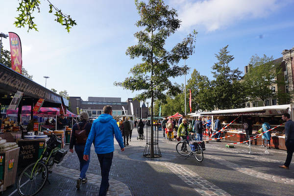 Woensdag, vrijdag en zaterdag is er markt