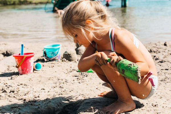 Speel op het strandje