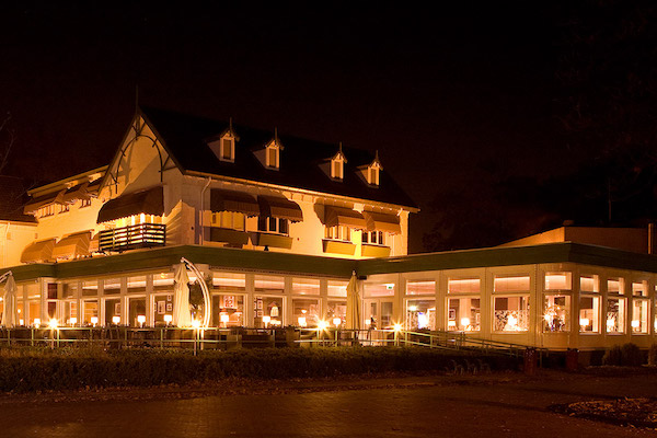 Hotel met sfeervolle lichtjes 