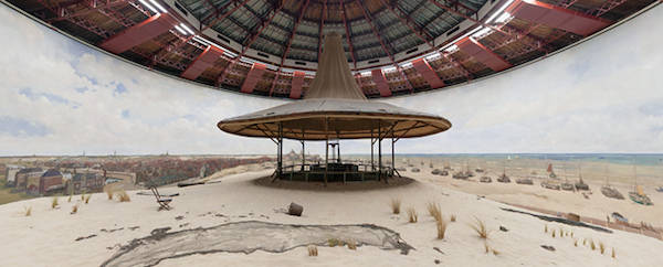 Panorama Mesdag, waan je op het Scheveningse strand