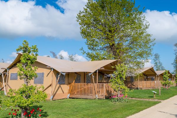 Familie Resort Molenwaard: Ook is het mogelijk om een Glamping overnachting te boeken