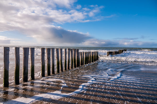 Uitkijk op de zee