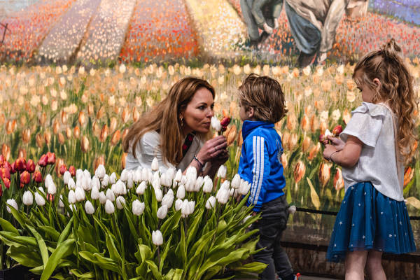 Bloemen plukken