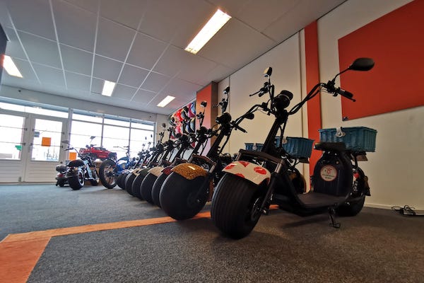 Scooter showroom