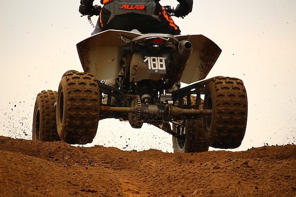 Toeren op de quad