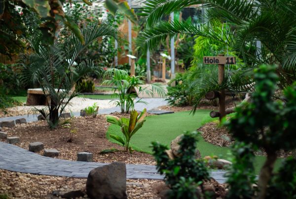 Indoor Adventure Minigolf: Mini golf hole 11