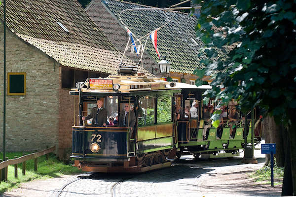 Maak een tramrit in het Openluchtmuseum, leuk voor jong en oud