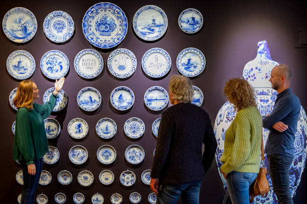 Royal Delft Museum: Delfts blauw borden