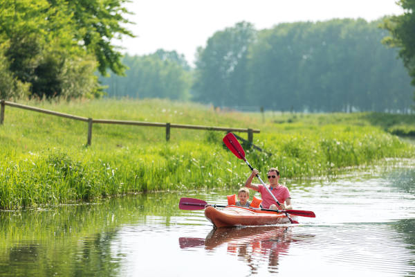 Roeien in een bootje