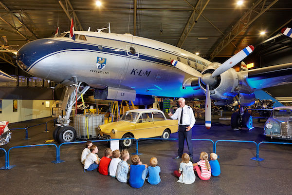 Luchtvaartmuseum aviodrome loop door een verhaal