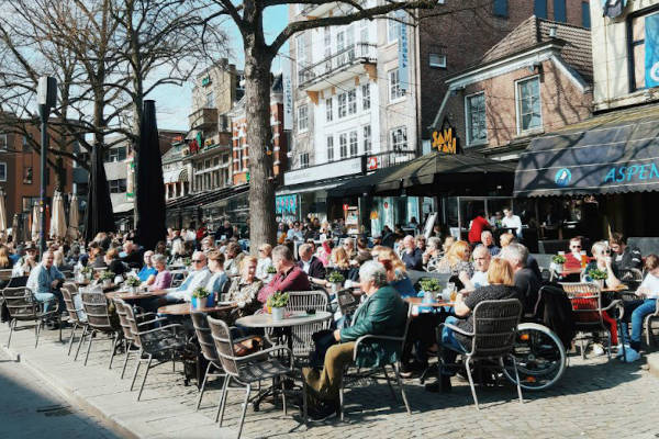 Genieten op het terras