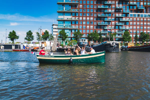 Eco Boats Amsterdam: Lachen