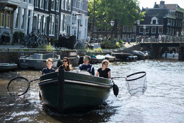 Vissen tijdens boottocht