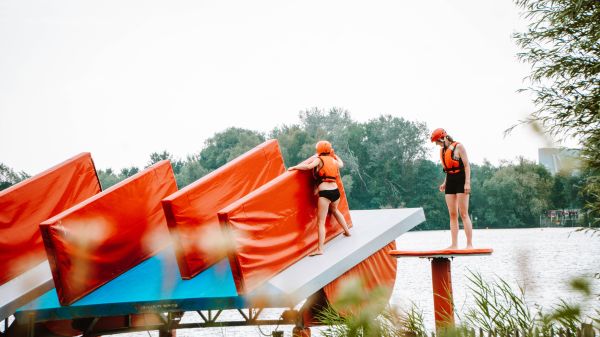 Langs de obstakels komen